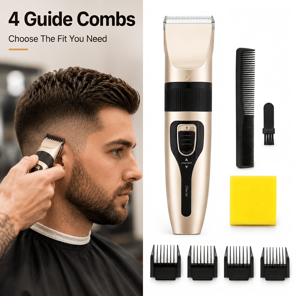 Men'S Grooming Hairstyles - Tondeuse à cheveux intelligente à usage