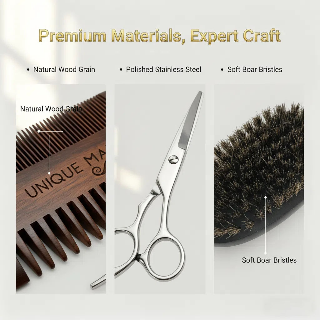 Ensemble de barbe pour hommes  - Grooming Kit avis et prix